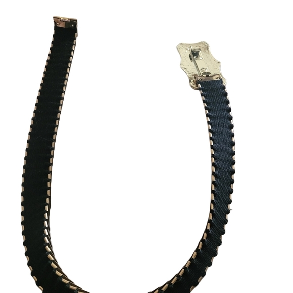 Vintage Gold Toned Fish Scale Style Belt - Picture 5 of 6